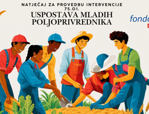 Natječaj za provedbu intervencije 75.01. – Uspostava mladih poljoprivrednika